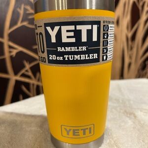 YETI Vibrant Alpine Yellow 20 oz. Tumbler with MagSlider Lid